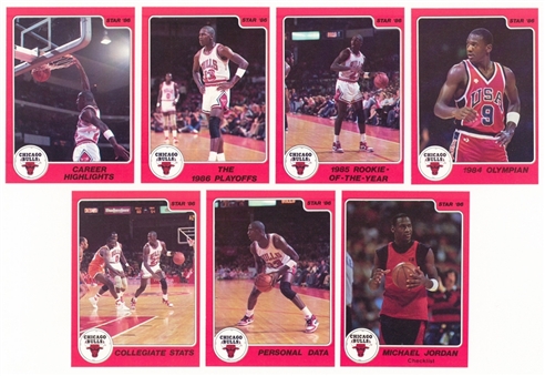 1986 Star Michael Jordan Career Highlights Lot of (7)
